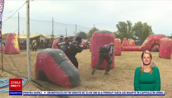 Campionatul național de paintball s-a ținut la Galați. Jucător: „Terenul de paintball îți arată ce caracter ai”