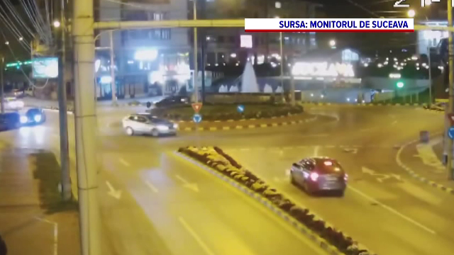Poliţia rutieră a soluţionat accidentul petrecut weekendul trecut în centrul Sucevei. Ce s-a întâmplat cu șoferul vinovat