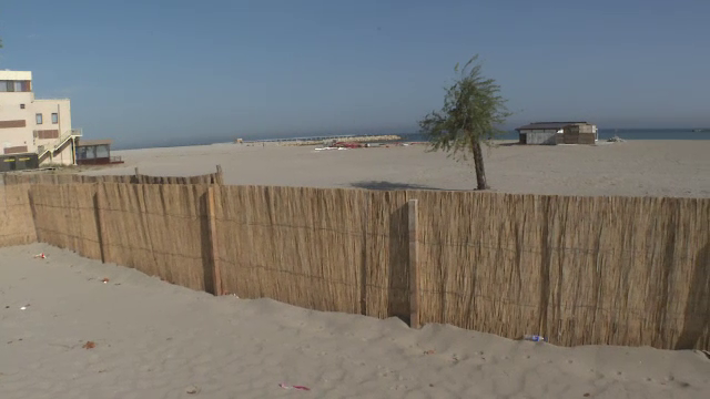 Motivul pentru care la Mamaia au început să apară garduri din stuf. Vor fi montate pe tot litoralul