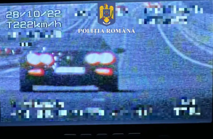 viteza surprinsa de politia romana