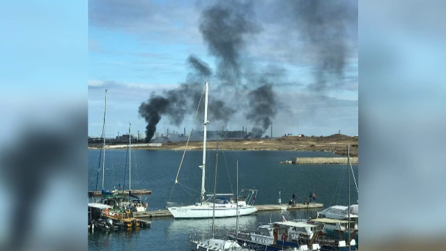 Momentul în care Ucraina atacă cu drone vasele rusești de război din portul Sevastopol