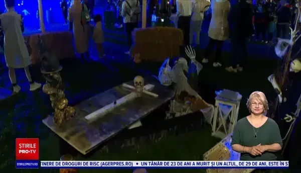 Cum a fost sărbătorit Halloween-ul în Constanța. Tinerii s-au constumat în zombi, personaje din desene animate și animale