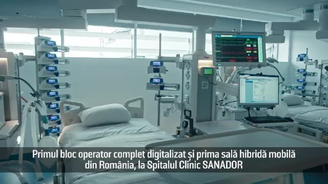 (P) Sanador inaugurează singurul bloc operator complet digitalizat și prima sală hibridă mobilă din România