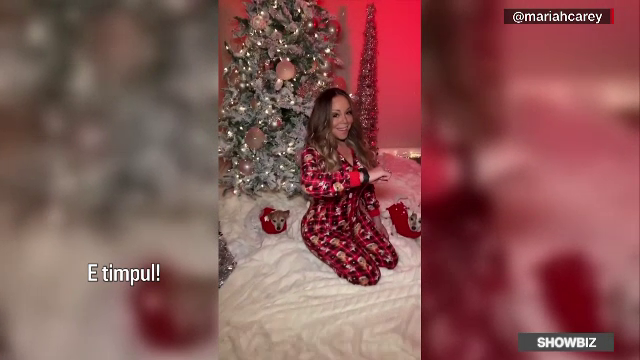Mariah Carey deja a început pregătirile pentru Crăciun pe ritmuri de „All I want for Christmas is you”