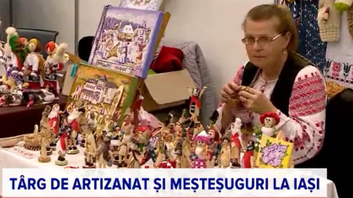 Mii de oameni au luat cu asalt Târgul Naţional pentru Artizanat şi Meşteşuguri de la Iași. Ce creații au întâmpinat