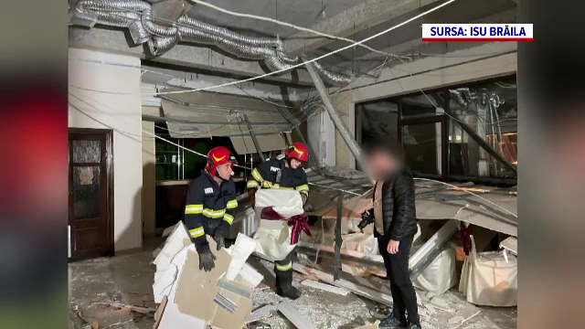 Care ar fi fost cauza prăbușirii tavanului din localul plin cu petrecăreți, în Brăila. Polițiștii au deschis dosar penal
