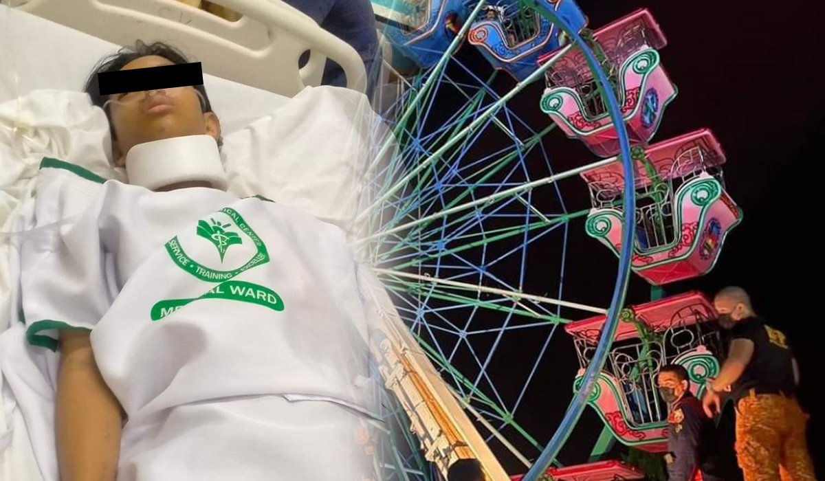 Momentul înfricoșător în care un băiat a fost aruncat dintr-un carusel și s-a izbit de un stâlp. VIDEO