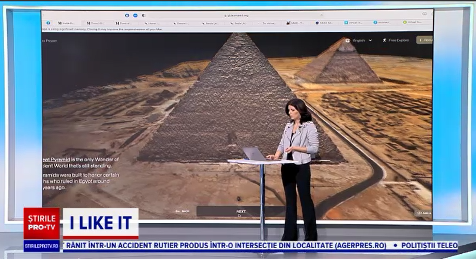 Cum poți vizita virtual piramidele din Egipt. Aplicația gratuită realizată de Harvard