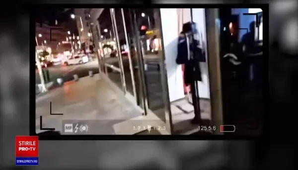 Mitică Dragomir s-a luat la bătaie cu protestatarul Marian "Ceaușescu" pe o stradă din București