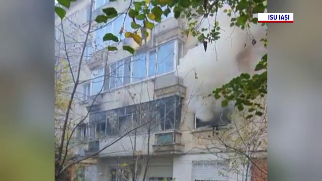 Incendiu într-un bloc din Iași. Un apartament a fost cuprins de flăcări. Descoperirea anchetatorilor