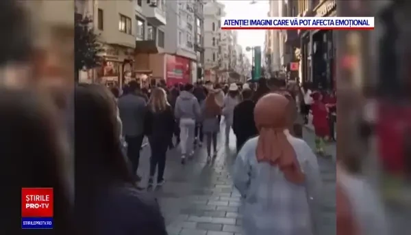 VIDEO. Femeia implicată în atentatul din Istanbul a fost arestată. Șase oameni au murit și 81 sunt răniți