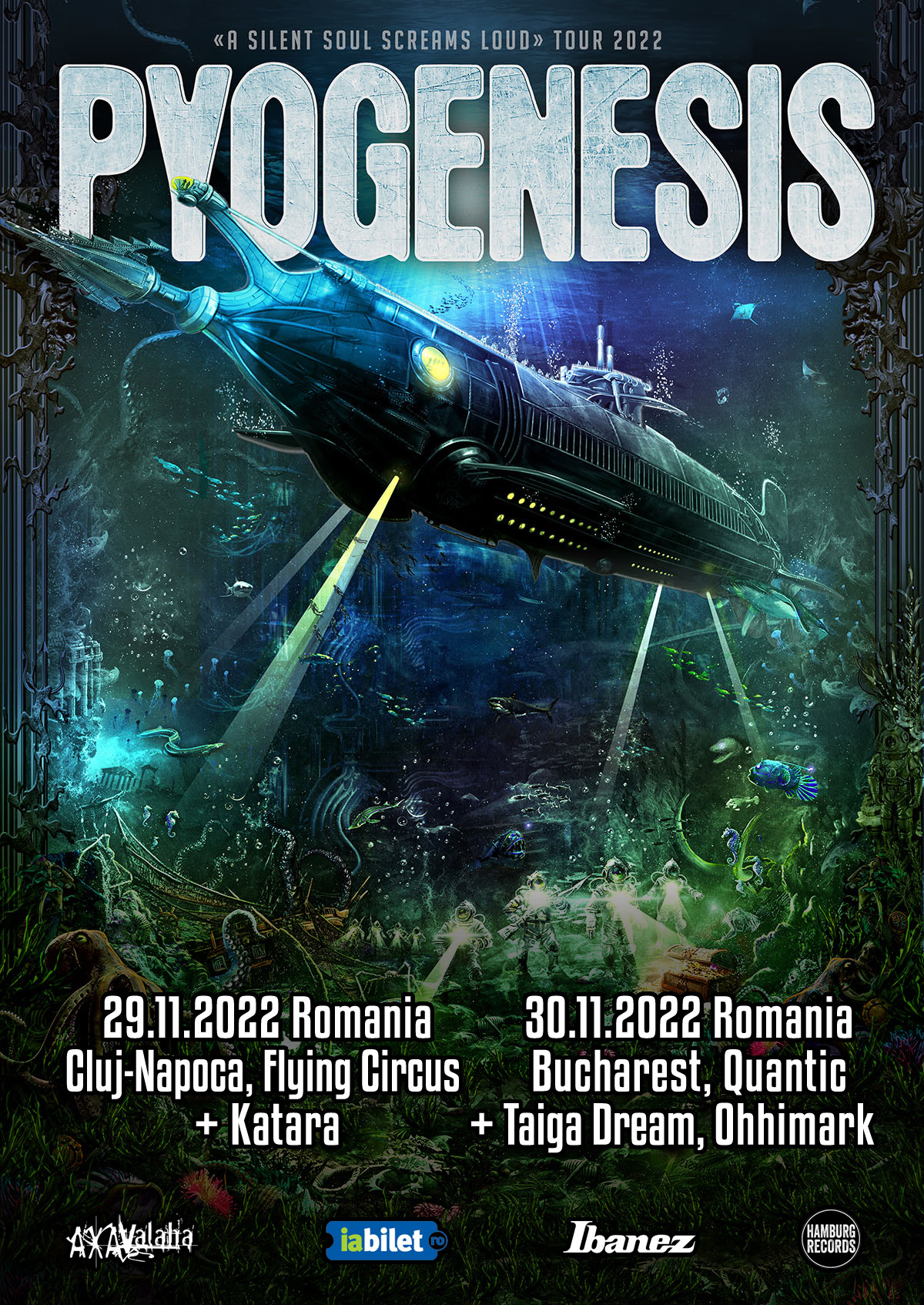 Trupa germană de rock Pyogenesis revine în România. Concerte în București și Cluj-Napoca
