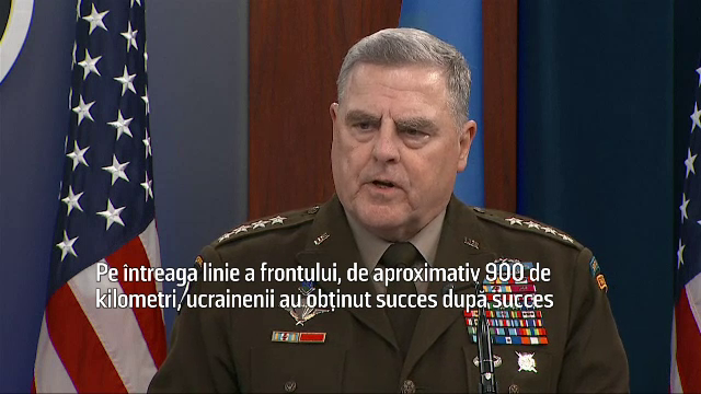 Șeful statului major al SUA: ”Rusia a eșuat pe toate fronturile în războiul său împotriva Ucrainei”