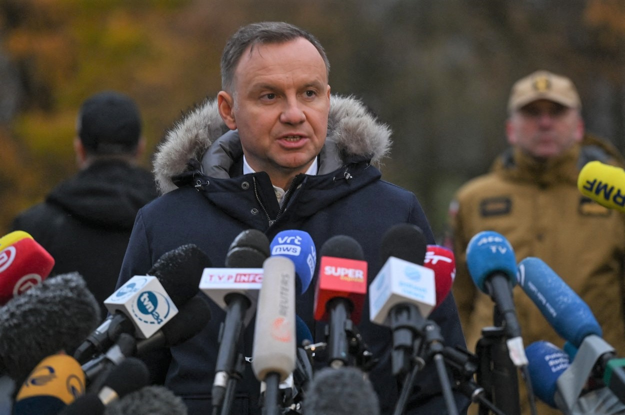 Preşedintele Poloniei: Racheta căzută era una defensivă ucraineană, dar Rusia este vinovată