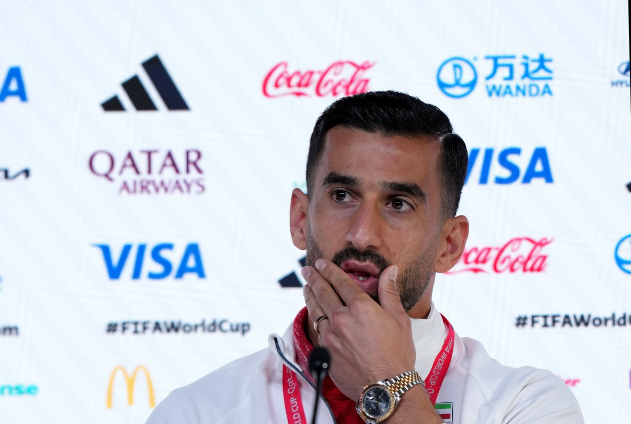 Căpitanul naționalei Iranului spune la Cupa Mondială din Qatar că susține protestele din țara sa