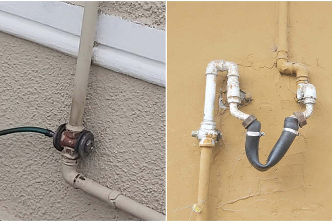 Cum se fură gazul din rețea, pentru consum gratis. Furtun auto cu coliere