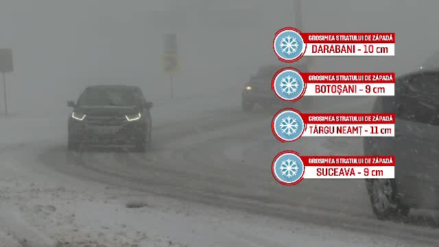 Vremea rea din nordul țării face ravagii. Drumurile au fost blocate și mai multe zboruri anulate