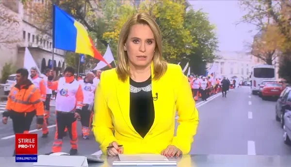 Sindicaliștii din Ambulanță protestează în București. Acțiunile au început marți și se desfășoară pe termen nelimitat