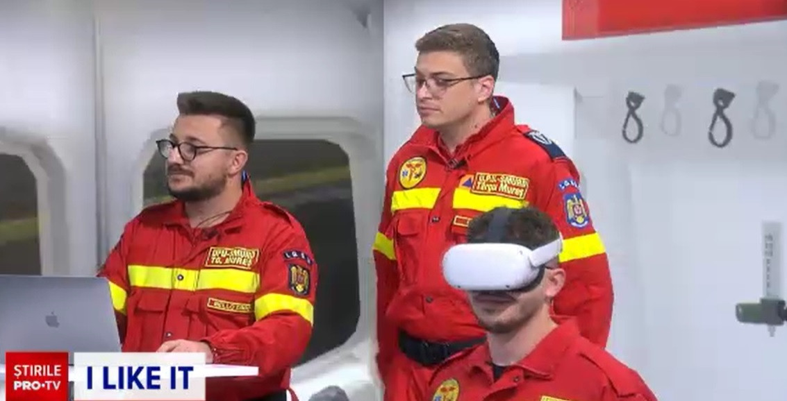 Cadre medicale din țară, pregătite pentru situații de urgență cu ajutorul realității virtuale