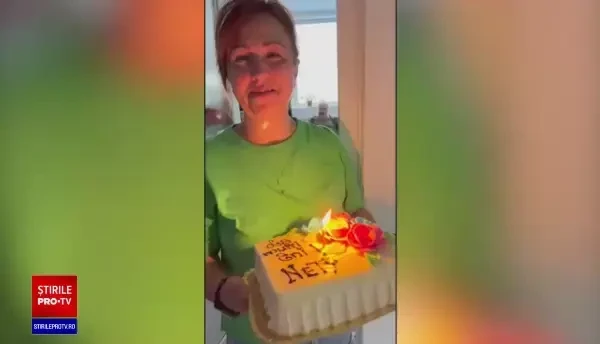Neti Sandu își sărbătorește ziua de naștere. Surpriza pe care i-au pregătit-o colegii de la Știrile ProTv