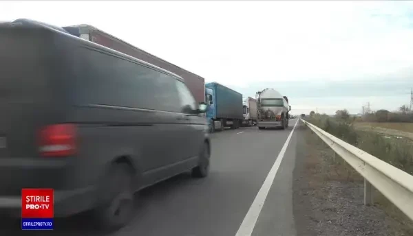 Cozi interminabile la granița dintre România și Republica Moldova din cauza penelor de curent