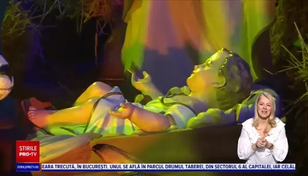 S-a deschis Târgul de Crăciun din parcul Drumul Taberei. Cum arată cea mai mare perdea luminoasă din România