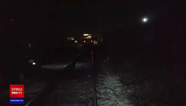 Un bărbat a fost lovit de tren, în Cluj-Napoca. A fost transportat în stare gravă la spital VIDEO