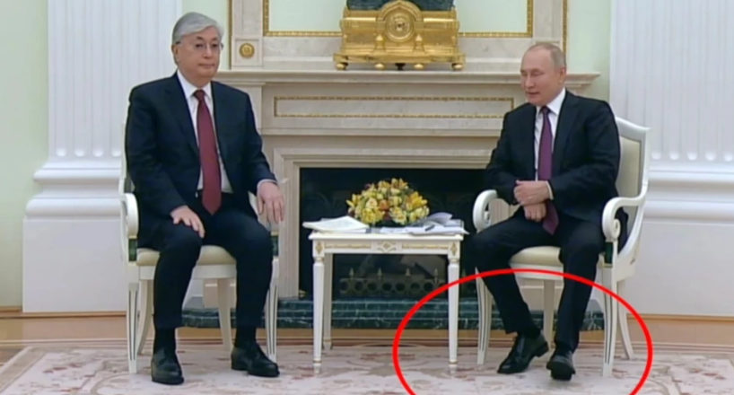 Momentul în care picioarele lui Putin tremură și se mișcă necontrolat într-un ”posibil semn al bolii Parkinson” | Video