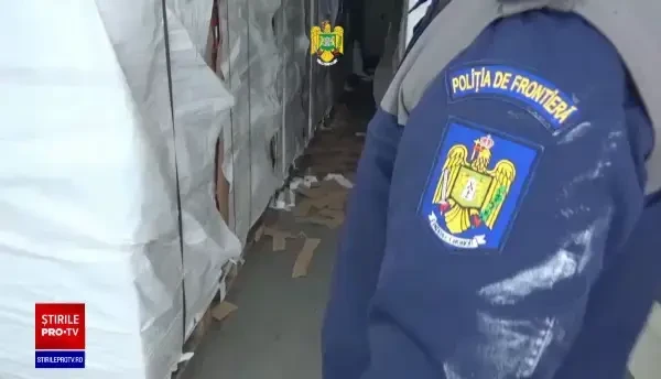 Ţigări de contrabandă de peste 1.400.000 de euro, descoperite de poliţişti într-o remorcă frigorifică, în Dolj
