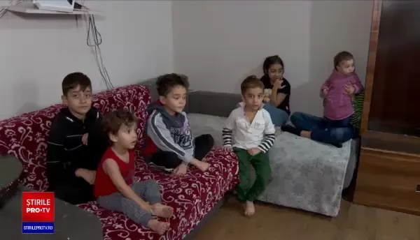 O familie numeroasă din Iași are nevoie de ajutor pentru a pune ceva pe masa de Crăciun. „Mi-aș dori niște păpuși, mâncare”