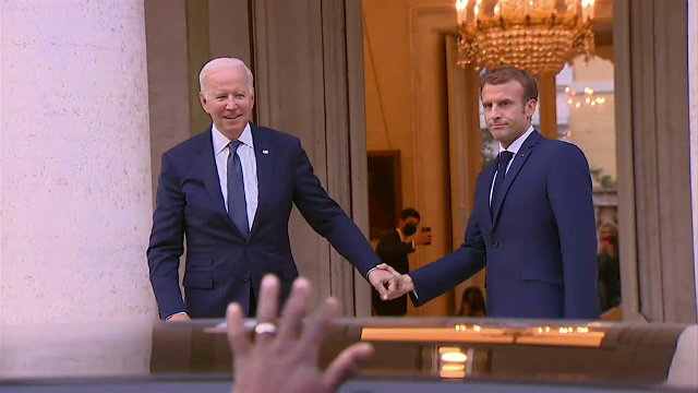 Emmanuel Macron a ajuns la Washington. Va avea o întâlnire ieșită din comun cu Joe Biden