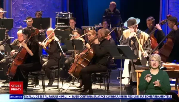 Opera Națională din Cluj-Napoca a sărbătorit Ziua Națională printr-un spectacol cu instrumente și cântări traditiționale