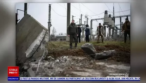 O bătrână a fost evacuată dintr-un sat intens bombardat din Donbas. Pe drum, mașina în care era a fost avariată de o explozie