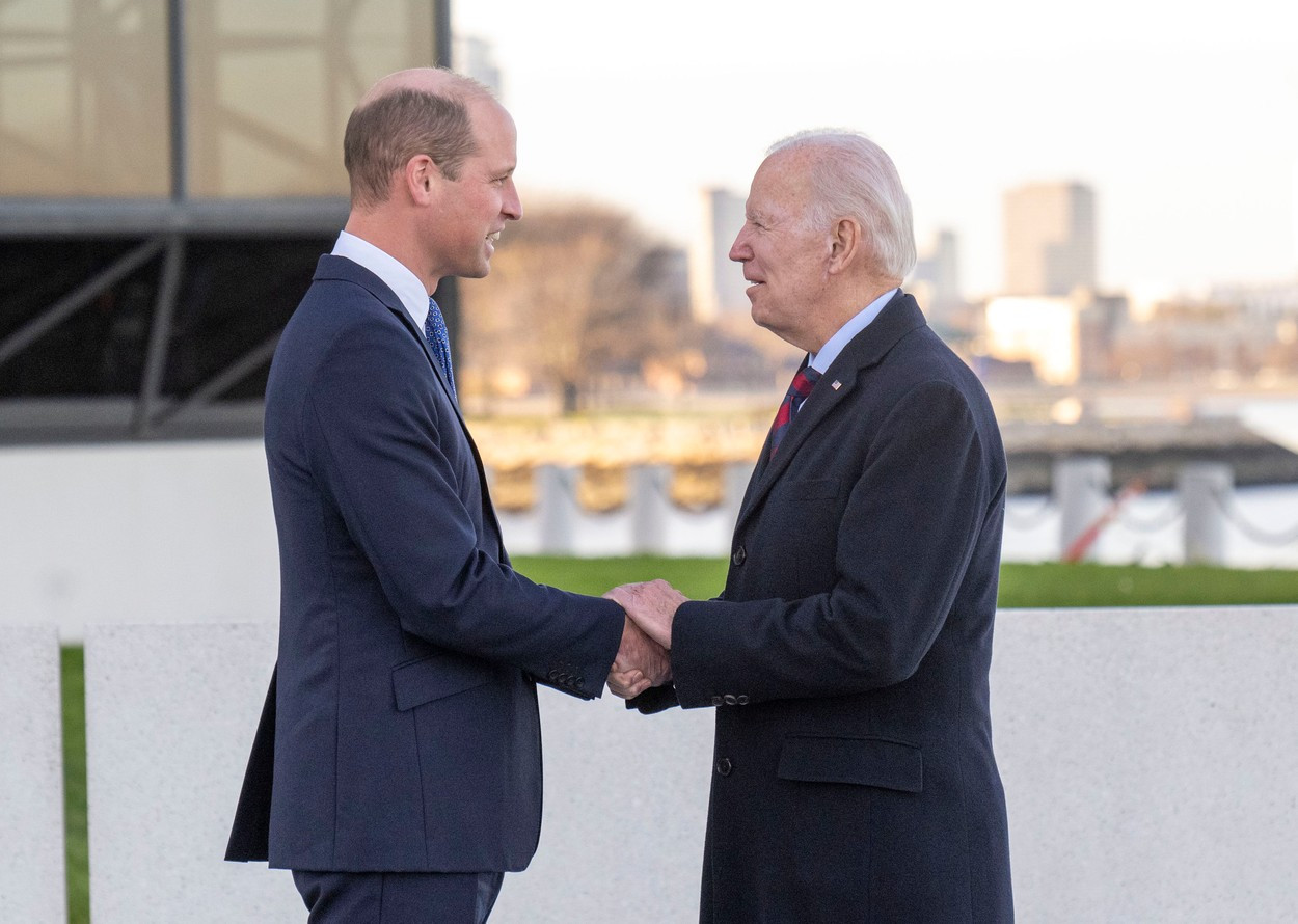 Joe Biden s-a întâlnit cu prințul William și au vorbit despre sănătatea mintală