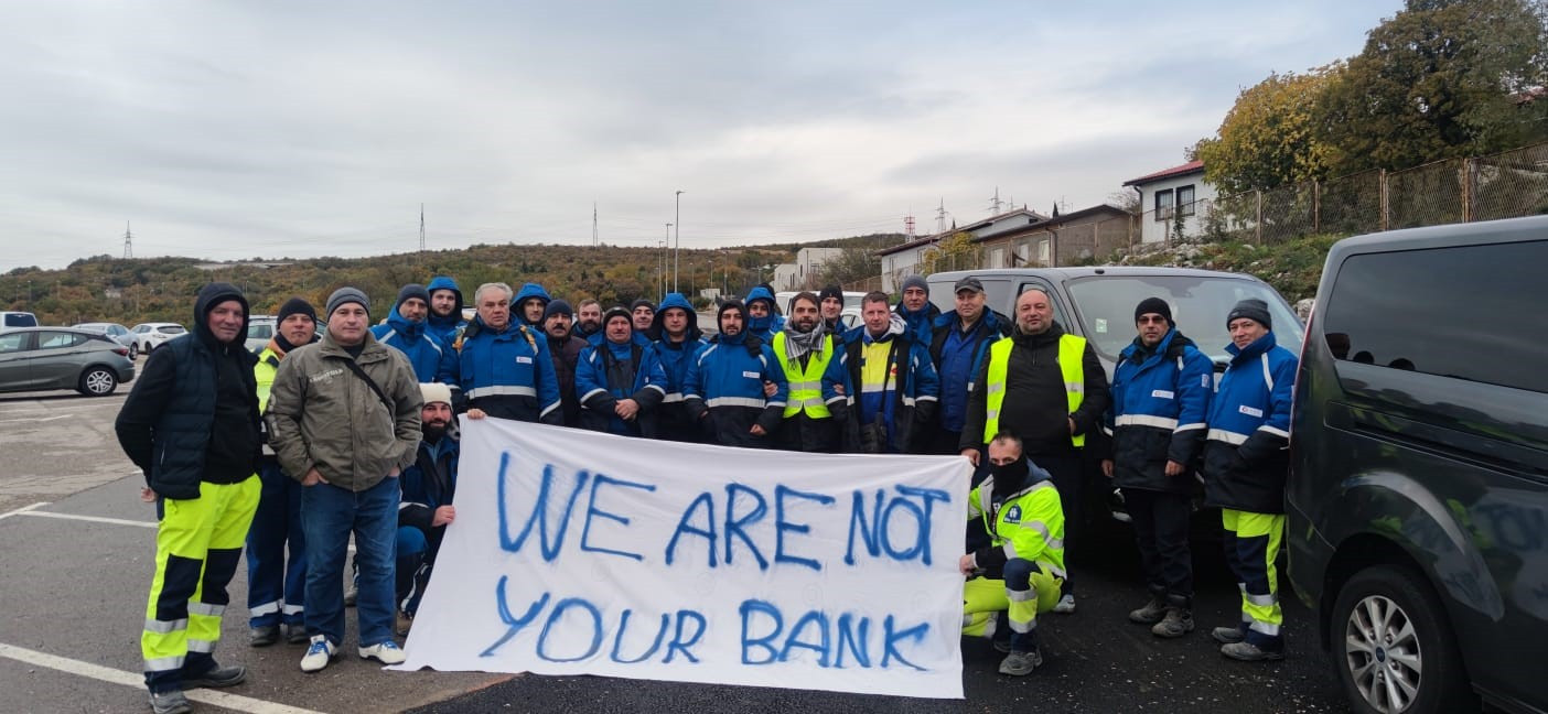 Zeci de muncitori români protestează de 8 zile în Croația pentru a primi salariile restante. "Dacă ne oprim, uită de noi"