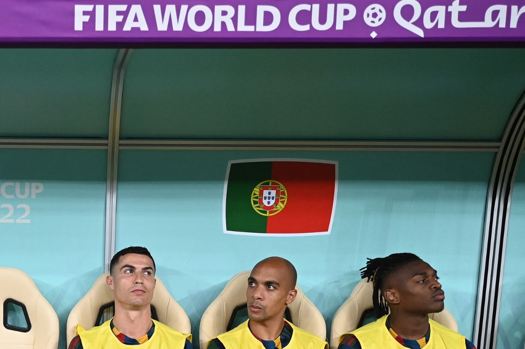 Cum a reacționat Cristiano Ronaldo la cele 6 goluri ale Portugaliei, după ce a fost lăsat rezervă. GALERIE FOTO