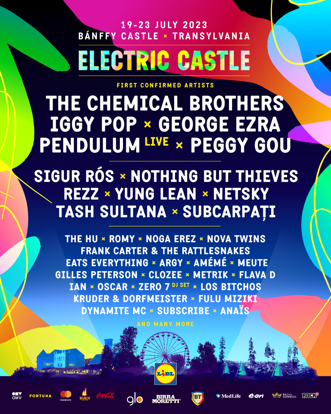 Primii artişti anunţaţi la Electric Castle 2023: Iggy Pop, The Chemical Brothers, Pendulum, The Hu