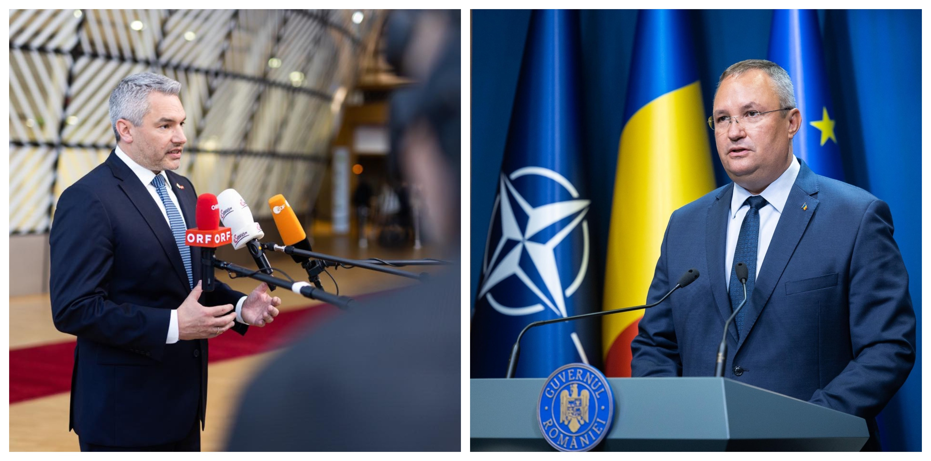 Discuții pe ultima sută de metri. Premierul Nicolae Ciucă a vorbit despre Schengen cu cancelarul Austriei, Karl Nehammer