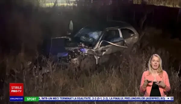 Un bărbat a murit într-un cumplit accident petrecut în judeţul Dâmboviţa. Martor: ”A zburat maşina aceea într-o secundă”