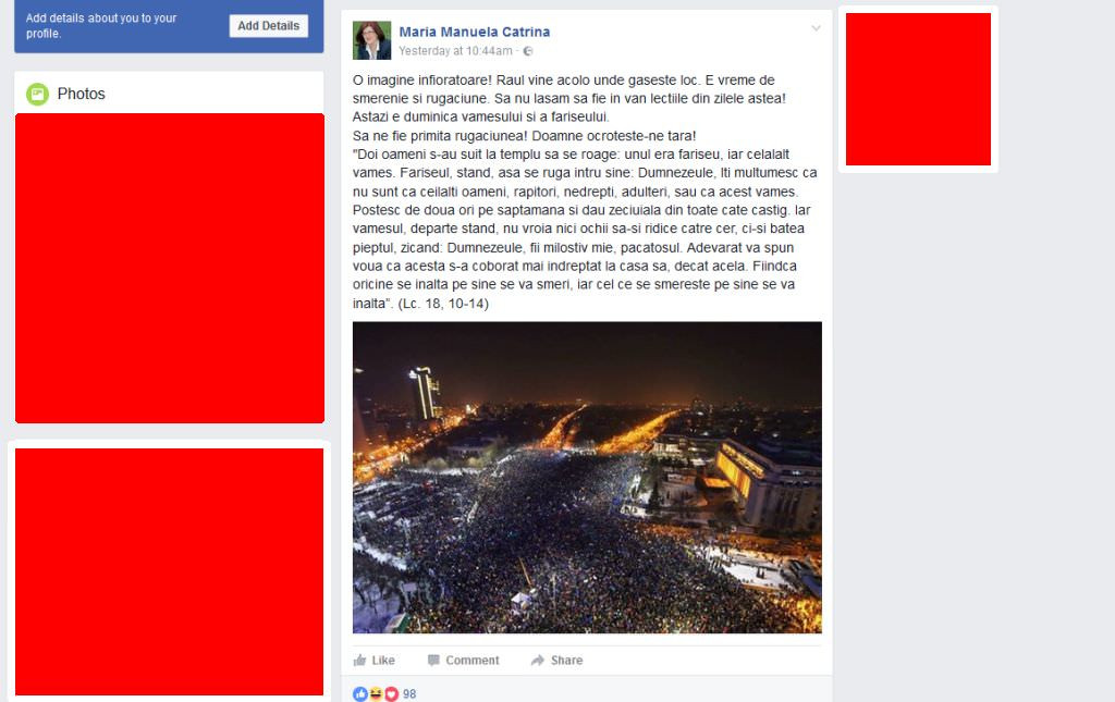 Maria-Manuela Catrina, care vedea coarnele Diavolului într-o poză de la protestele din 2017, numită sefă la DNSC