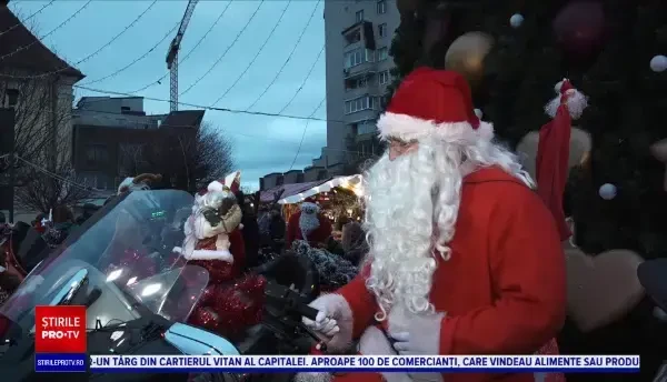 Moș Crăciun a venit cu sacul gol și a adunat cadouri, la Târgu Mureș. Care este motivul