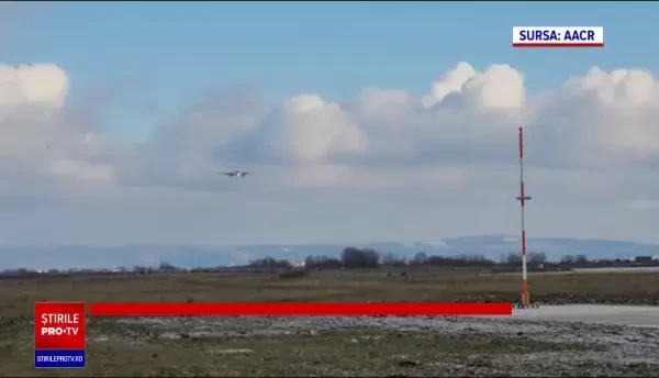 A aterizat primul avion pe Aeroportul Internaţional Braşov. Când vor începe cursele comericiale