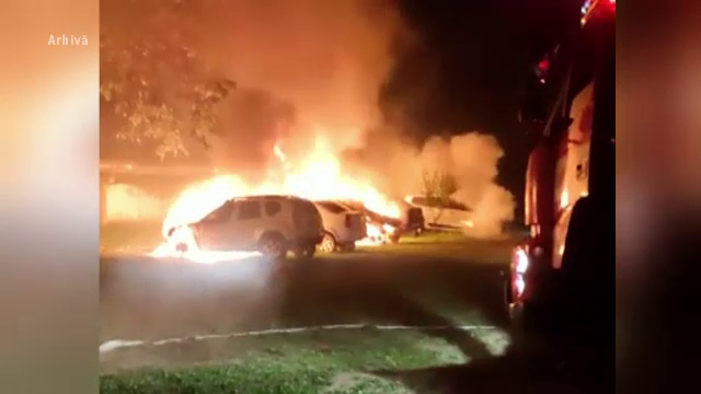 Un fost angajat, responsabil pentru incendierea mașinilor din curtea Direcției pentru Protecția Copilului Bacău