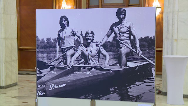 Ivan Patzaichin, omagiat la Palatul Parlamentului. O expoziție cu fotografii și medalii a fost organizată de familie