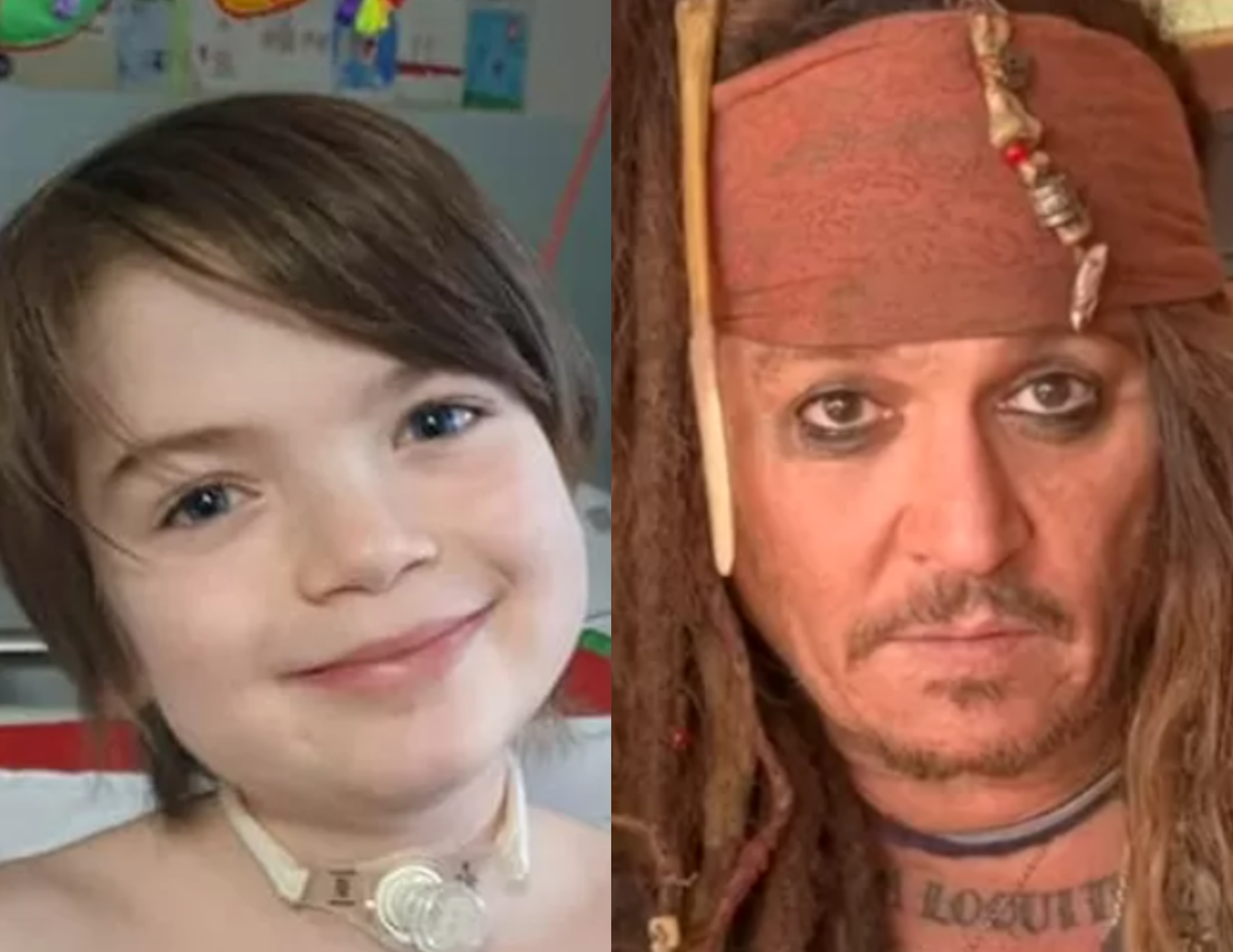Povestea tristă a unui băiețel aflat în stadiu terminal, care a primit un mesaj de la Jack Sparrow