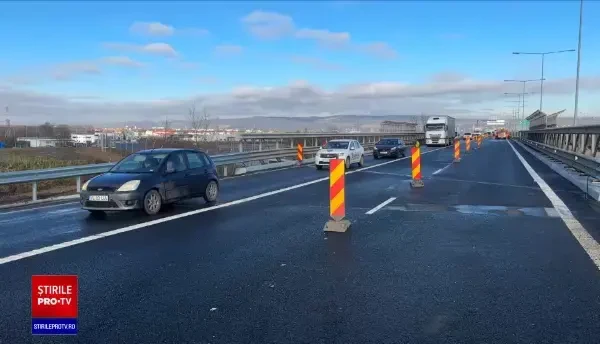 Autoritățile au dat în folosință primii kilometri ai Autostrăzii Sibiu - Pitești. Șoferii pot circula pe o porțiune de 13 km