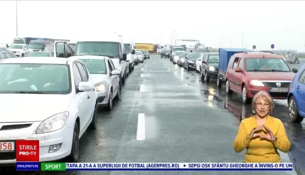 Aglomerație la vamă în perioada sărbătorilor, pe sensul de intrare în ţară. Românii plecați peste hotare se întorc acasă