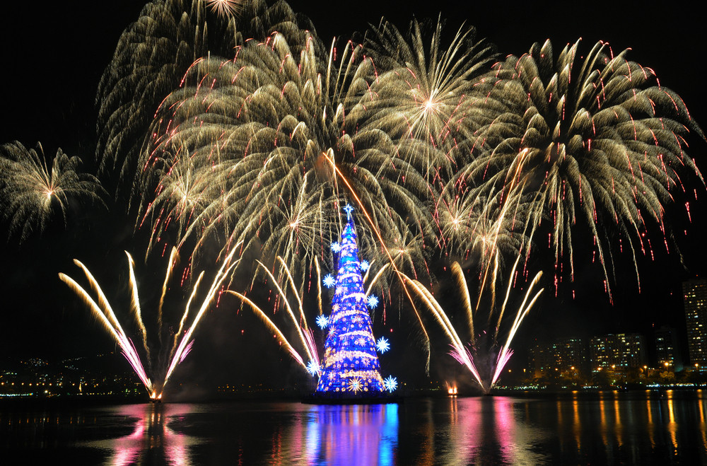Bradul de Crăciun din Rio De Janeiro, Brazilia