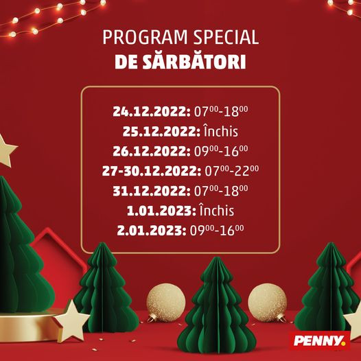 Program Penny de sărbători