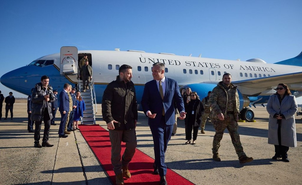 Zelenski, după ce a aterizat la Washington: ”Vom discuta despre cooperarea bilaterală dintre Ucraina și Statele Unite”